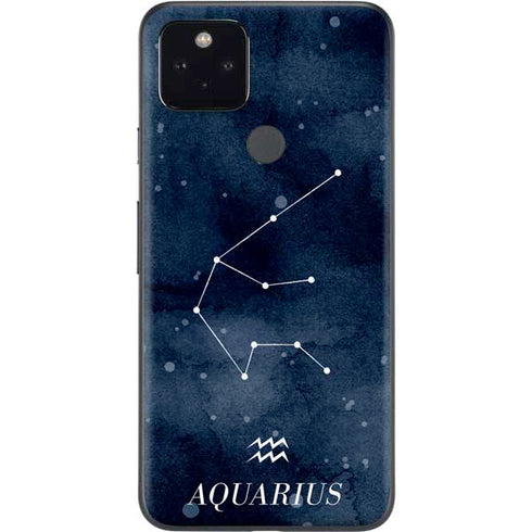 Aquarius Constellation Google Pixel 4a 5G Skin